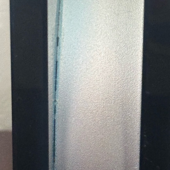 MOMA x Peter Hewitt Square Ribbon Vase Blue Glass Postmodern - Picture 7 of 7